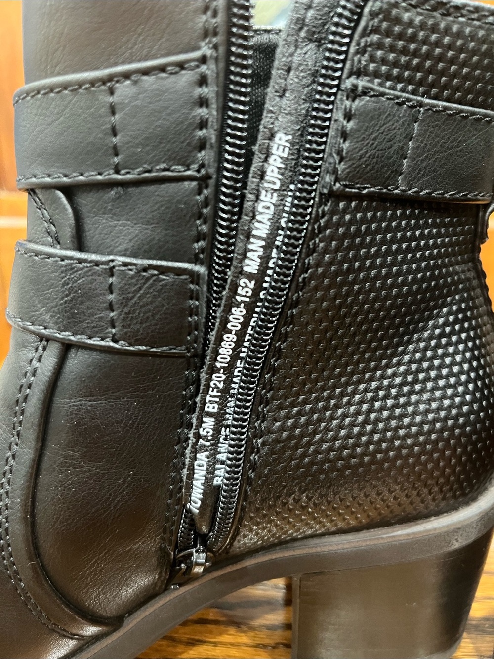 Baretraps Towanda Black Ankle Booties – Size 7.5 🖤 Fall Witchy Moto Edgy - Picture 5 of 9